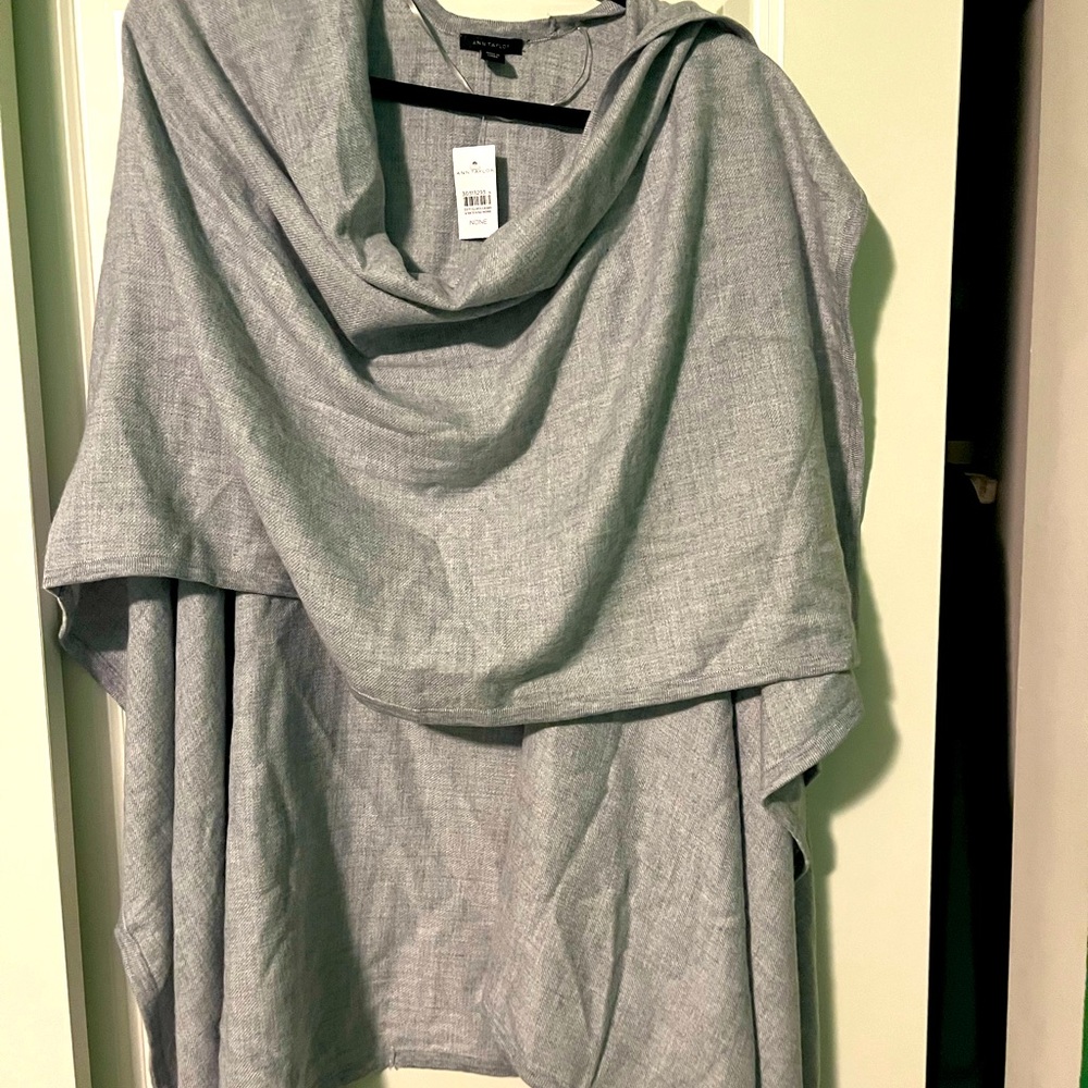 New grey Ann Taylor pashmina with tags!